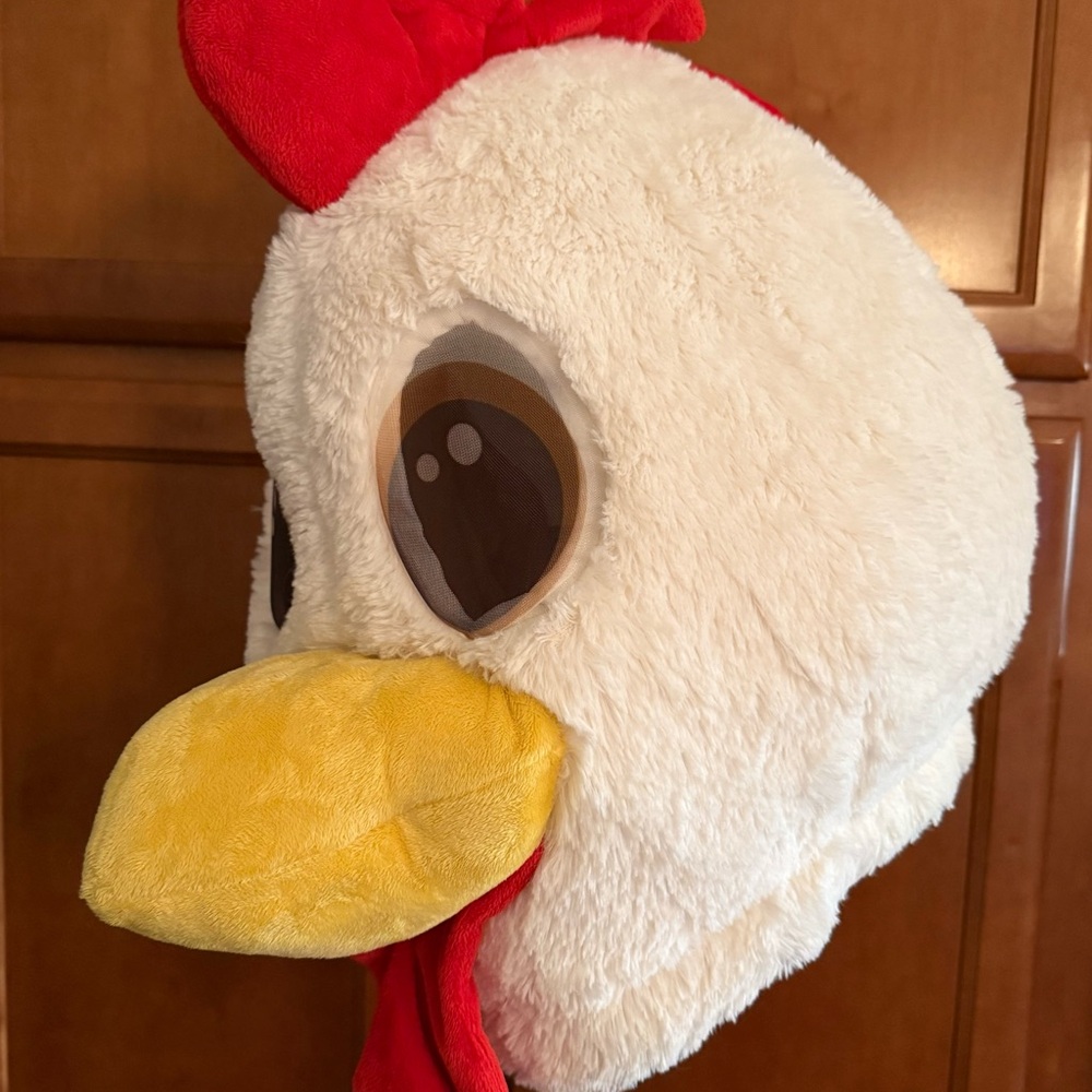 Dan Dee Chicken Head Costume Mask collectors choice big greeter heads